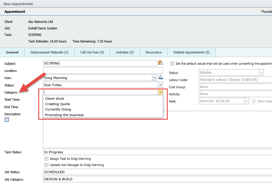 time management software appointments