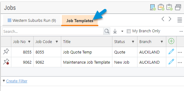 Changes to Job Templates