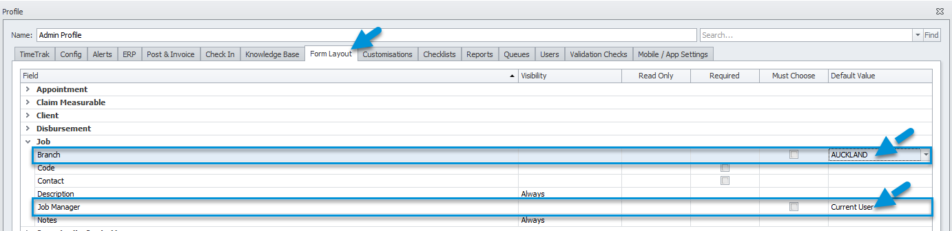 Changes to Job Templates