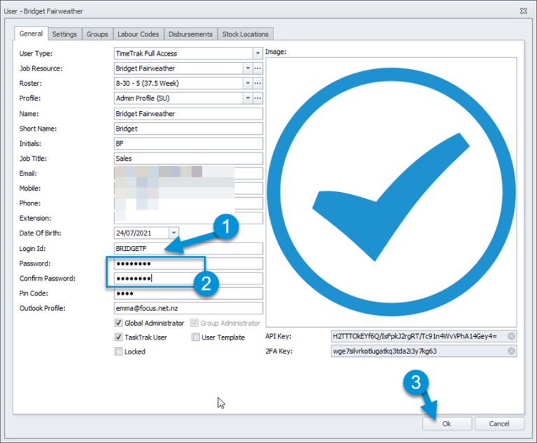 Updating User s Login Id s In TimeTrak Job Project Management 